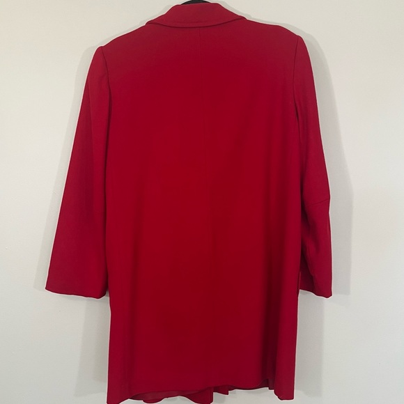 Wool double breasted duster jacket - Picture 6 of 14